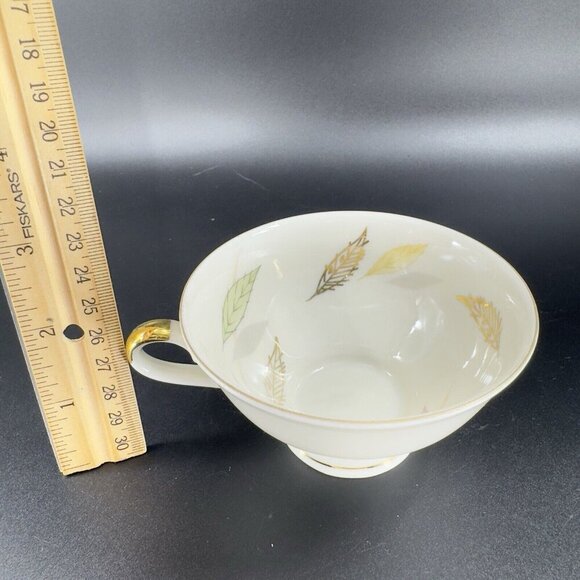 Antique Zeh Scherzer Bavaria Porcelain Teacup And Saucer Set Germany Vintage - Picture 3 of 14